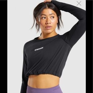 GYMSHARK breeze lightweight seamless crop top